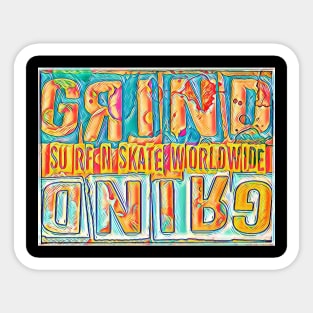 GRIND SPLASH Sticker